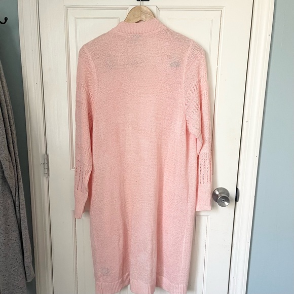 Torrid Duster Open Front Stitch Detail Cardigan Size 1X - Picture 12 of 14